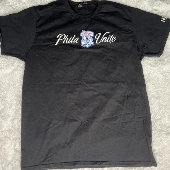 Philadelphia 76ers Phila Unite T-Shirt Size XL Sixers Wells Fargo Center